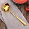 GRÄWE Sauce Spoon, Gold, Stainless Steel, Polished