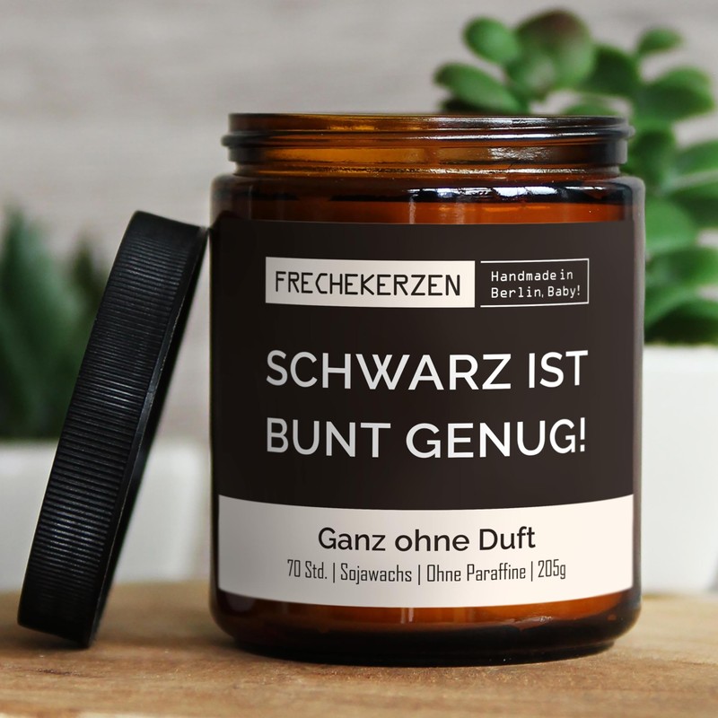 Lustige Duftkerze mit asozialem Spruch | Handgemacht aus Sojawachs |