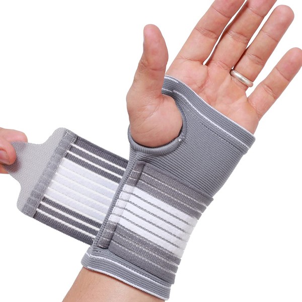 NeoTech Care Hand Palm Wrist Support, Gray (Size S, 1 Unit)