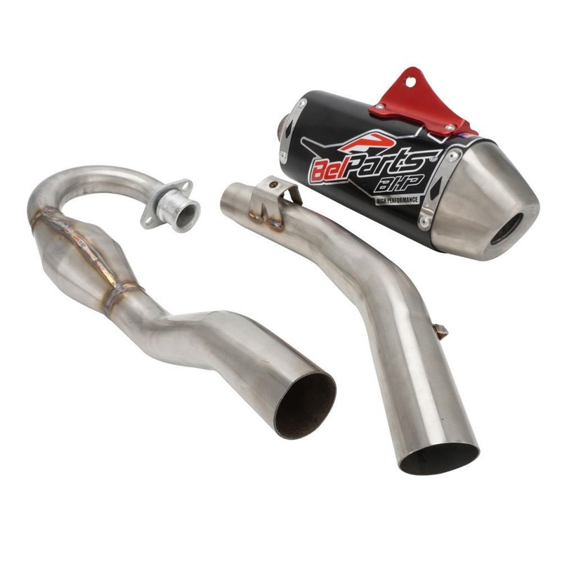 JFG RACING Dirt Bike Exhaust Muffler Pipe Full System For