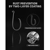 BLUEWING Bent Eye Offset Circle Hooks Fishing Hooks High Carbon