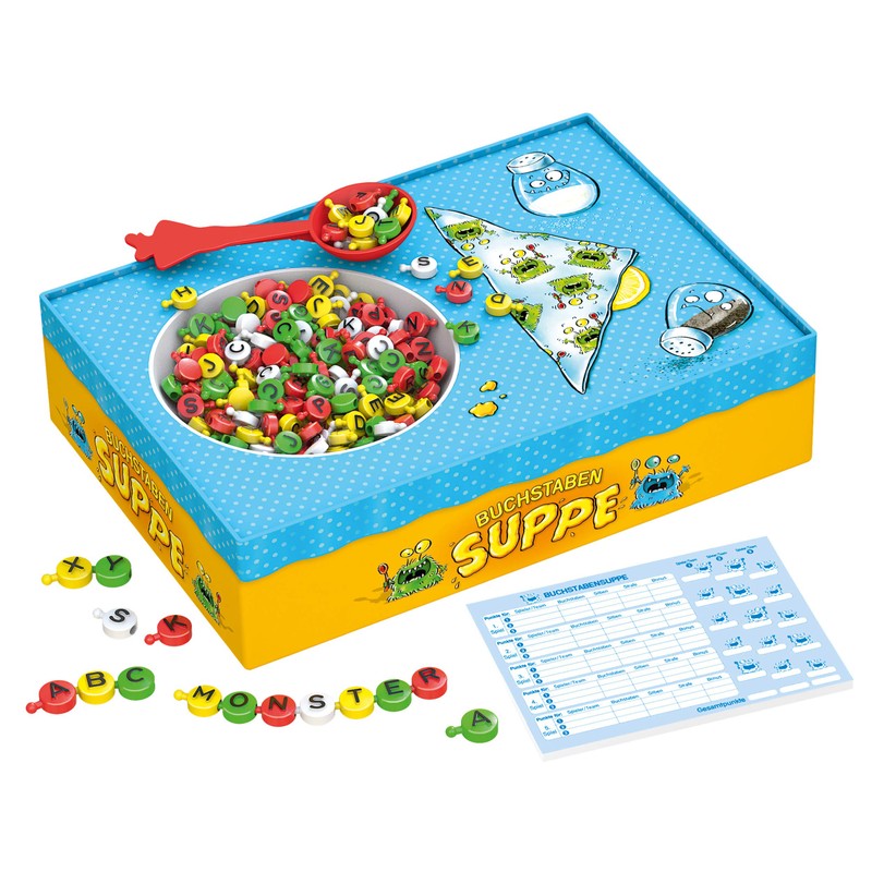 Schmidt Spiele 40533 Letter Soup, Children's Game, Colourful