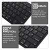Hebrew Keyboards, Black Keyboards Silent Wireless Ultra-Thin Multimedia Full-Size Low