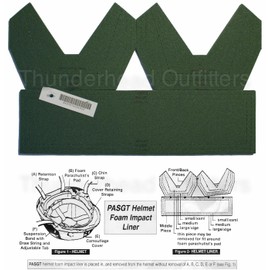 PASGT Helmet Foam Impact Liner by US Army