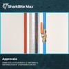 SharkBite Max 3/4 Inch Ball Valve, Push To Connect Brass