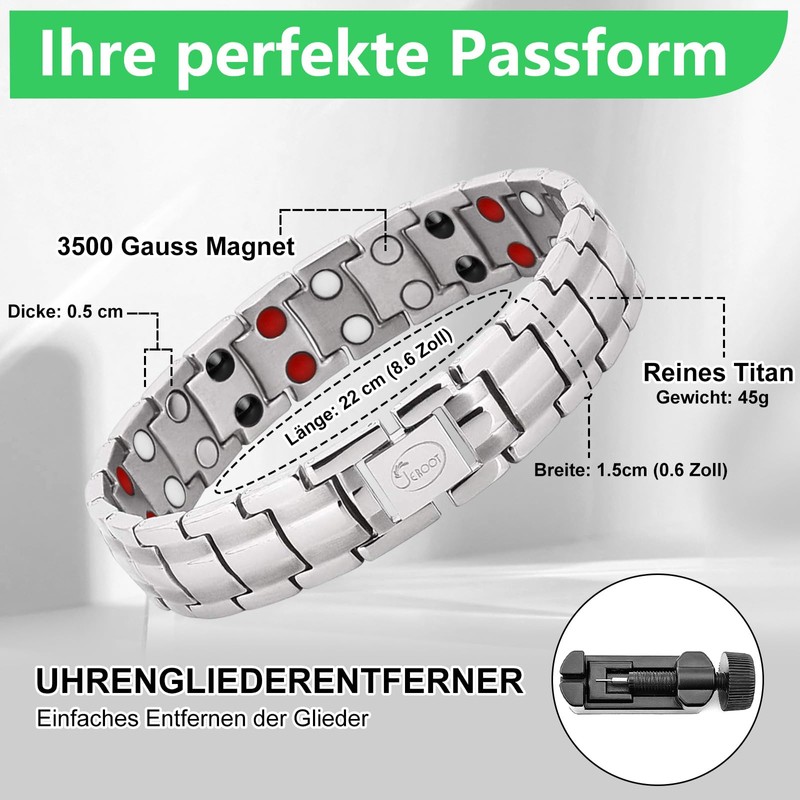 JEROOT Magnetic Bracelet for Men