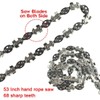通用 53 Inch Hand Rope Chain Saw with 68 Teeth,