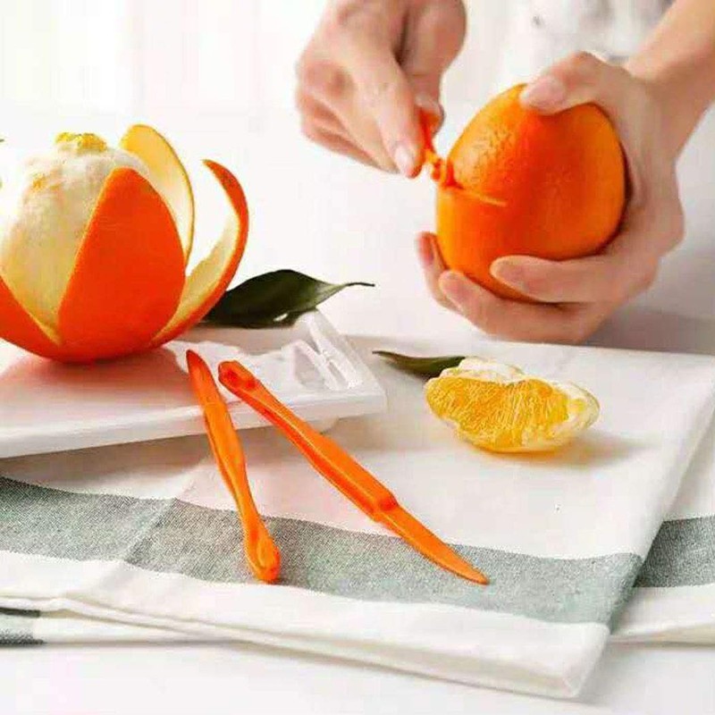 Orange Peeler Tools Citrus Peel Cutter Plastic Easy Fruit Vegetable