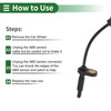 Motoforti ABS Wheel Speed Sensor ABS Sensor Anti-lock Braking System