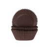 50 cupcake and muffin liners, brown