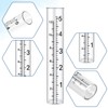 SynHHergyx 2 Pcs 5" Rain Gauge Replacement Tubes for Outdoor
