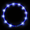 HIGO LED Dog Collar Light, USB Rechargeable Light Up Collars,