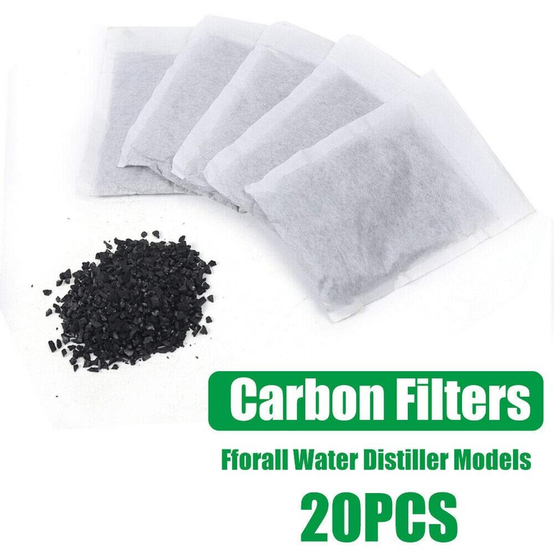 20x Activated Charcoal Carbon Filter Sachets|Replacement Water Filter Cartridges|for Water