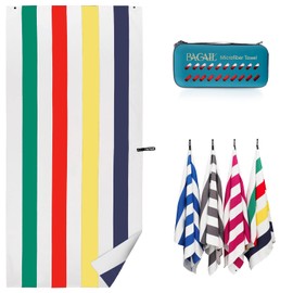 BAGAIL Microfibre Travel Towel, Perfect Camping Towel, Swimming Towel and Beach Towel, Quick Dry - Super Absorbent - Ultra Compact, Great for Sports, Gym, Yoga and Backpacking