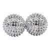 Magnet Akupunktur Massage Kugeln | 2er Set (Silber | ca.