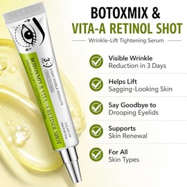 Botoxmix & Vita-A Retinol Shot Wrinkle-Lift Tightening Cream, Effectively lifts and firms the skin, and reduces wrinkles and fine lines, Improves Skin