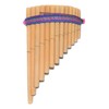 Pan Flute 13 Pipes - Artesanal and Decorative From Peru