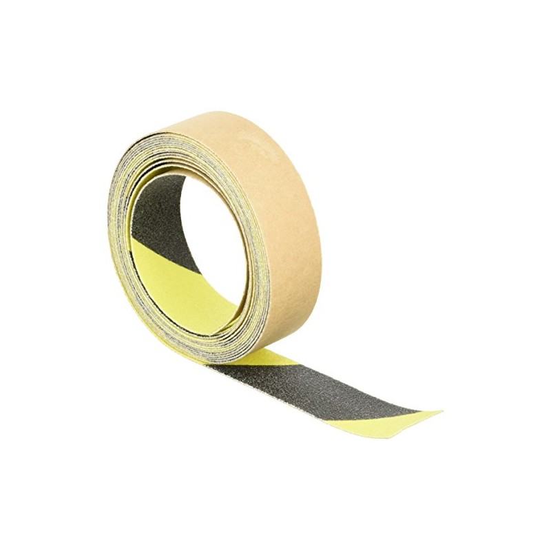 トラスコ中山(TRUSCO) 蛍光ノンスリップテープ 屋外用 25mm×3m ゼブラ TKNS-25-ZB