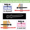 Picture Hanging Screws, Bear Claw Long Double Headed Picture Hang