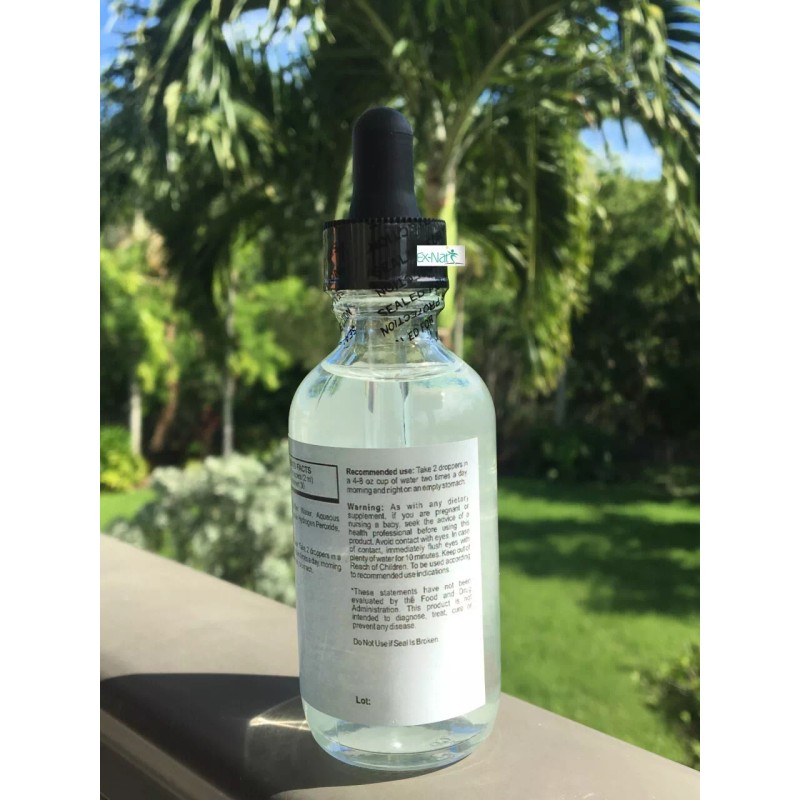 Unbranded 5 OXYPLUS Oxygen + Liquid Drops 2oz Dropper Cell