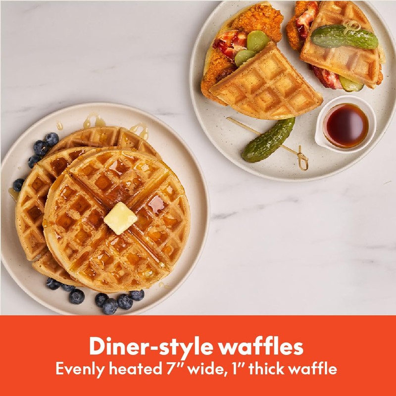 bella Flip-n-Store Waffle Maker with EverGood™ Ceramic Nonstick Coating, Fits-anywhere™