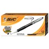 BIC VLG11BK Velocity Retractable Ballpoint Pen, Black Ink, 1mm, Medium,