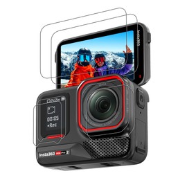 CYNOVA Screen Protector for Insta360 Ace Pro 2, 9H Tempered Glass Screen Protector and Lens Protector, Front LCD Protectors (Not Tempered) for Insta360 Ace Pro 2 Accessories, Bubble Free