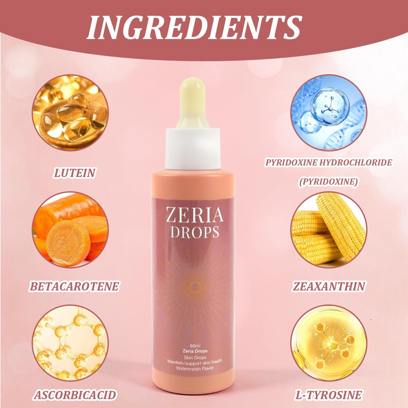 Sunless Tanning Drops, Tanning Drops, for Face and Body, Liquid
