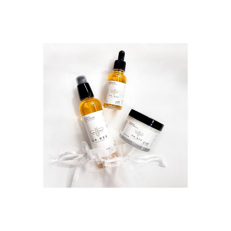 Kit Cuidado Facial Natural Pasos Skin Care Dermolimpiador Sérum Crema