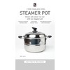 KOTO Single Tier Stainless Steel Steamer Pot, 2 sizes, (10.2'')