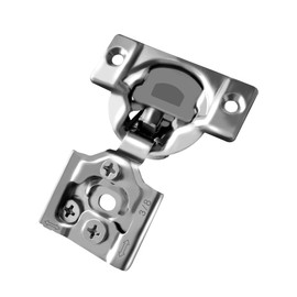 Berta (4 Pieces) 3/8 inch Overlay Soft Closing Face Frame Cabinet Hinges, 105 Degree 6-Ways 3-Cam Adjustment Concealed Kitchen Cabinet Door Hinges with Screws (3/8 in. Overlay, 4 Pieces)