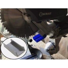DNA Saw Dust Redirector Collection Block for Kobalt 12 Sliding Miter Saw (SM3017LW)