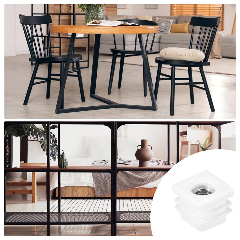 QUARKZMAN Square Tubes, Pack of 16, 20 x 20 mm,