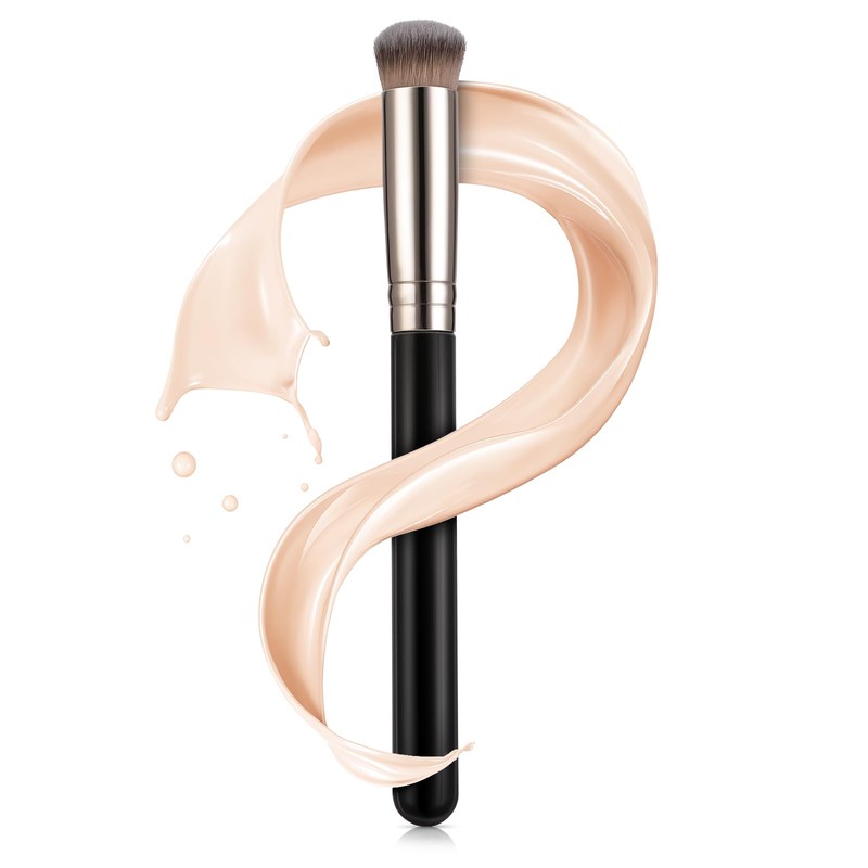 WLLHYF Concealer Brush Foundation Brush, Eye Mini Angled Flat Top