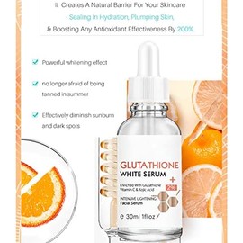Aceites Esenciales para el Cuidado Facial, Antimanchas, Antienvejecimiento, Antioxidante, Aclarante, Blanqueador, Hidratante, Ingredientes Seguros, Solución de Stock de Glutatión, Suave Y sin Irritaci