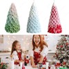 BASEMMAHER Christmas Tree Candle Silicone Mold 3D Epoxy Resin Casting