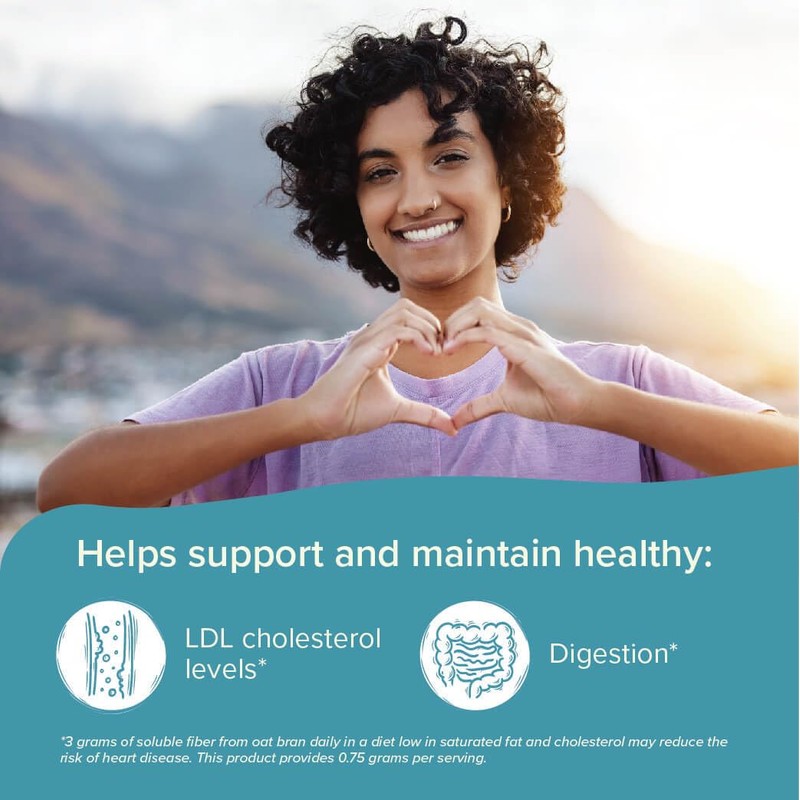 Nutrim Oat Bran Powder with 750mg Beta Glucan per Serving