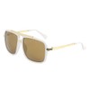 Evidence Metal & Plastic Hip Hop Flat Top Aviator Sunglasses