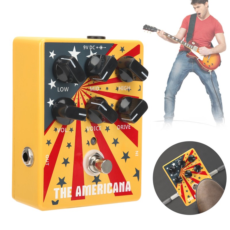 American Sound Pedal Electrical Guitar Effect Simulation Tone Musical Instrument