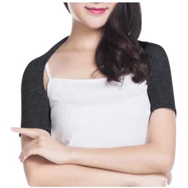 Knitted Double Shoulder Brace Warm Support Stability Compression Sleeve Wrap Recovery Office Home Knit Cashmere Guard for Rotator Cuff Shoulder