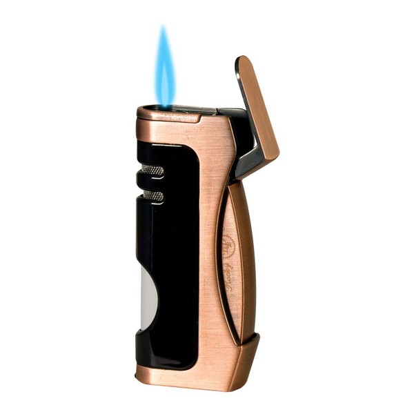 Rocky Patel Lighter Super Jet Single Torch (Copper and Black)