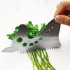 Herb Strippers 10 Holes-Stainless Steel Kitchen Leaf Stripping Tool- Perfect