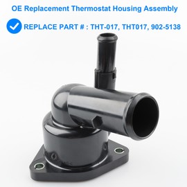 Thermostat Housing Assembly, Replace ‎THT-017 ‎THT017 902-5138 Compatible with Lexus Toyota 1.8L - 2011-2017 CT200h, 2010-2022 Prius, 2012-2018 Prius V, Prius AWD-e & Plug-In & Prime, 2020-22 Corolla