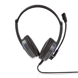 NEDIS GHST200BK Gaming Headset | Over-ear | Microphone | 3.5 mm Connectors