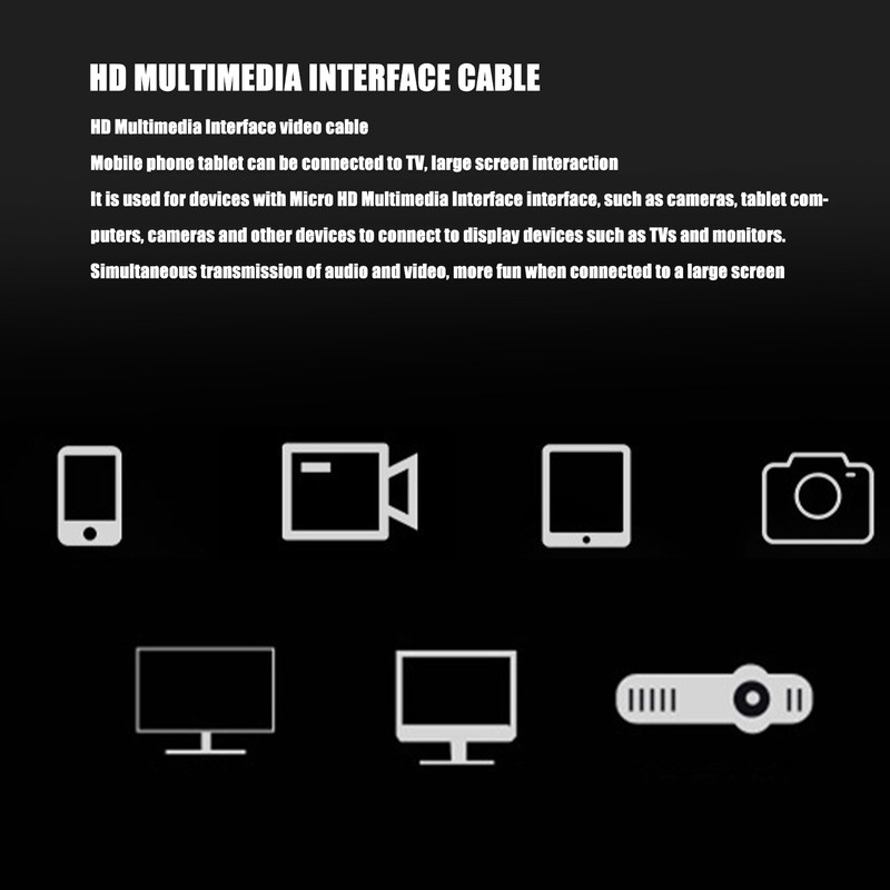 HD Multimedia Interface Cable High Speed 4K 60Hz Weave HD