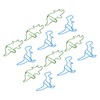100 Pcs Shaped Paper Clips Hippo Dinosaur Shape Metal Cute
