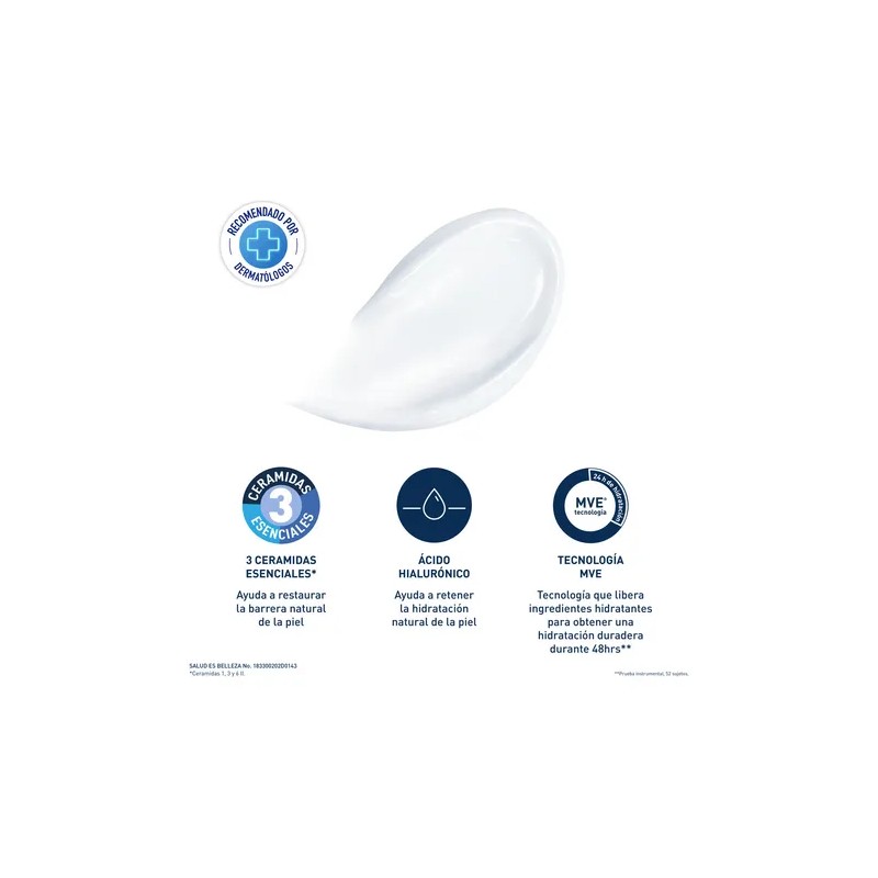 Crema Hidratante Cerave para piel seca a muy seca 454g