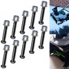 FENXDN ASP2400D Shear Pin for EGO Snow Blower，10 Pack, Black,