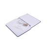 pdbq A5 Notebook Hardback Journal Lined Notebook A5 Inner Pocket