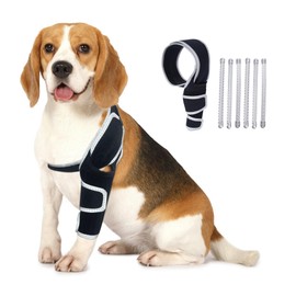 Dog Brace for ACL Tear Back Leg, Adjustable Dog Leg Brace for Front or Hind Leg, Dog Shoulder Brace, ACL Brace for Dogs Rear Leg to Provide Support, Promotes Recovery and Improve Joint Problems S